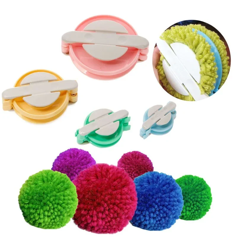 Pom Pom Maker Tool - Kit de Ferramentas para Fazer Bolas