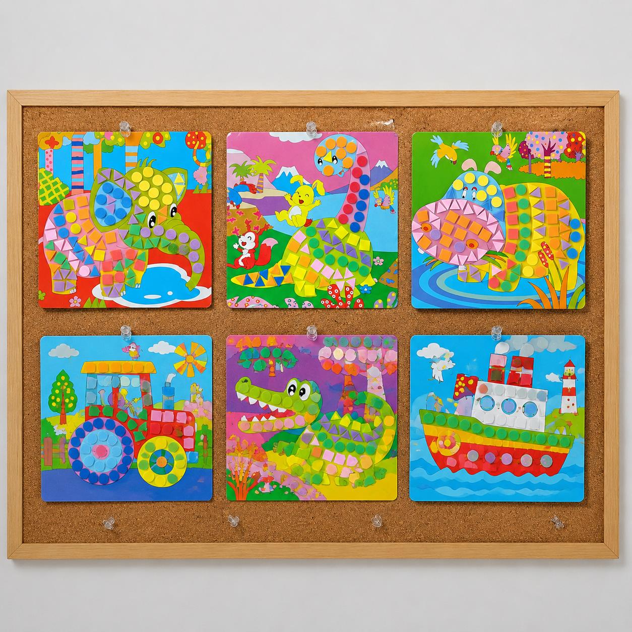Embellishments For Scrapbooking - Folhas de mosaico de espuma 3D