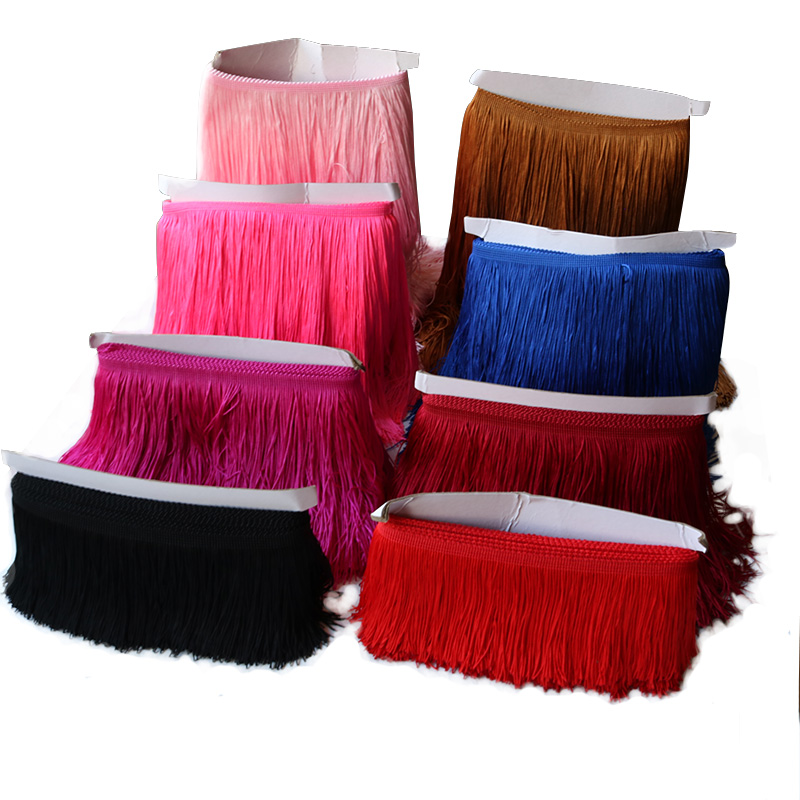 Fringe Ribbon Sewing - 9/15/20/30cm longo borla franja guarnição 100%