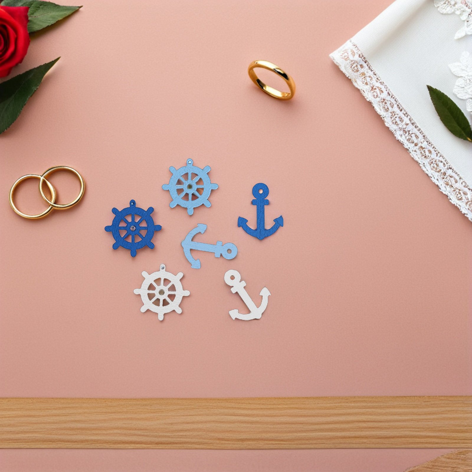 Embellishments For Scrapbooking - 100 Peças de Mini Pingentes de