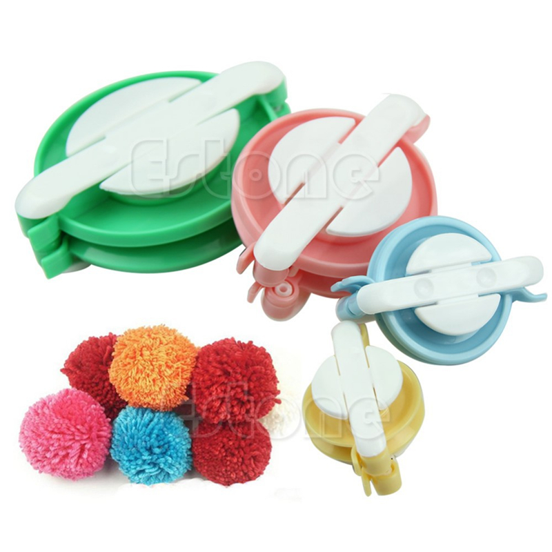 Pom Pom Maker Tool - Conjunto pom pom ferramentas para artesanato,