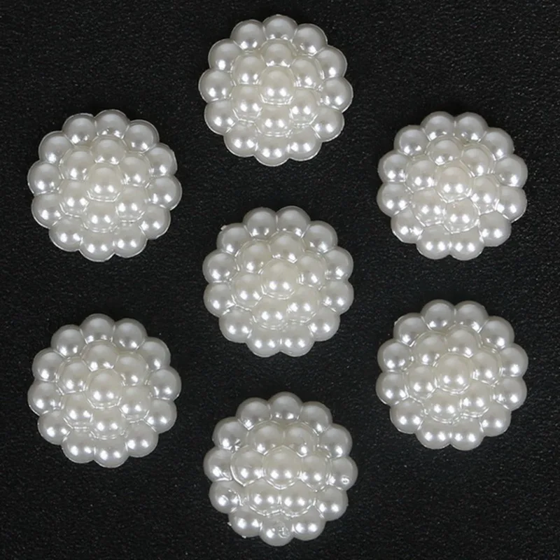 Embellishment Glue Craft - 80 peças/lote Pérolas Flatback para Artesanato