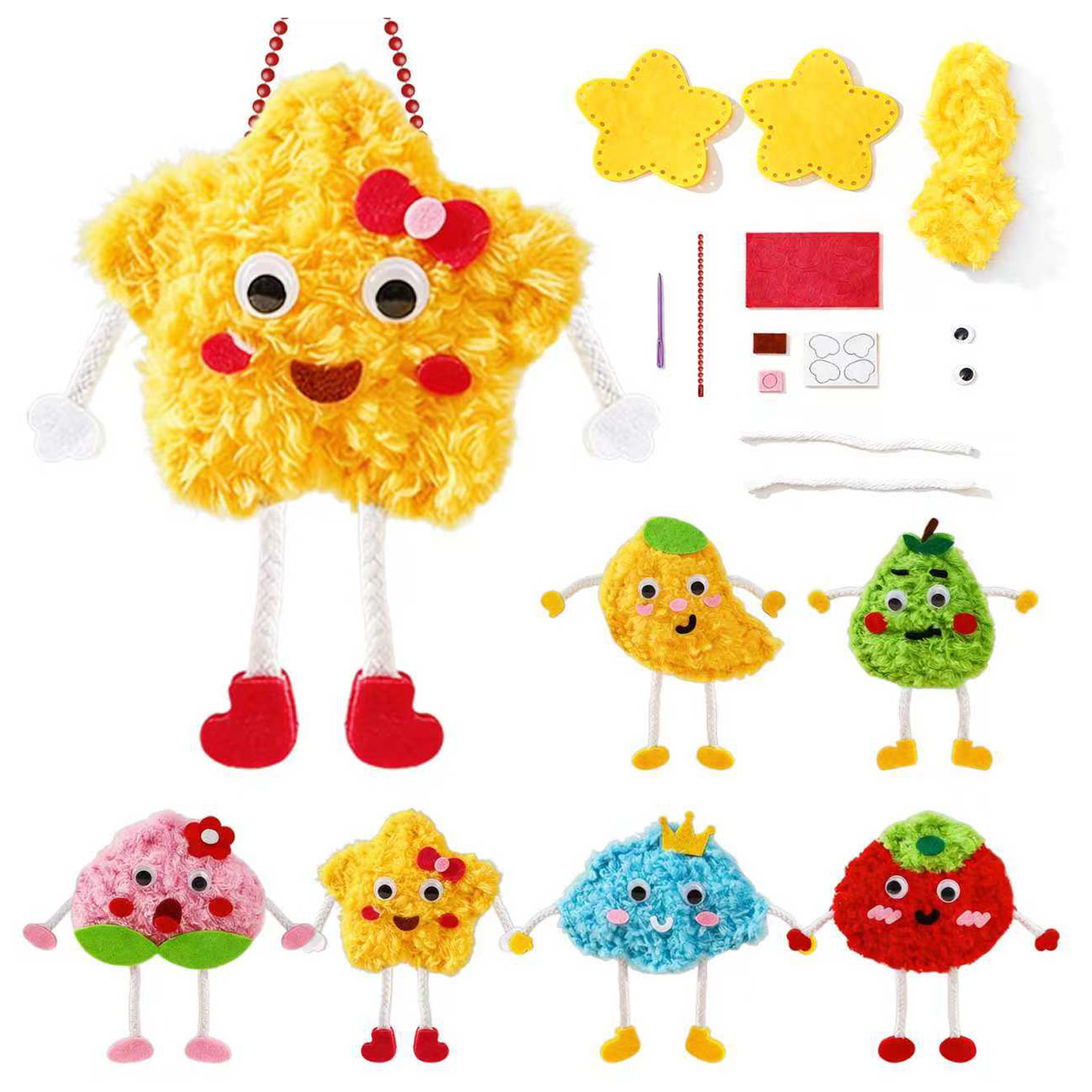 Embroidery Craft - Kit de Costura para Iniciantes: Projetos