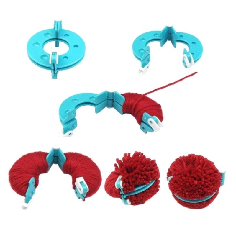 Pom Pom Maker Tool - L43a ferramenta tricô fio lã, 4