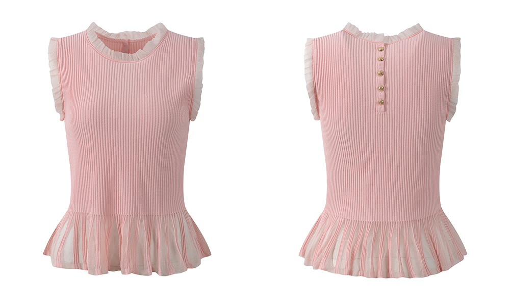 Conjunto Feminino de Verão 202 - Elastic Lace Trim avaliação e preço