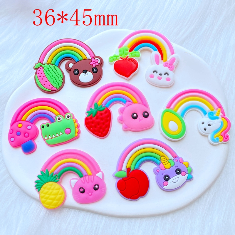 10 pçs novo bonito fruta anima - Embellishment Glue Craft avaliação e preço