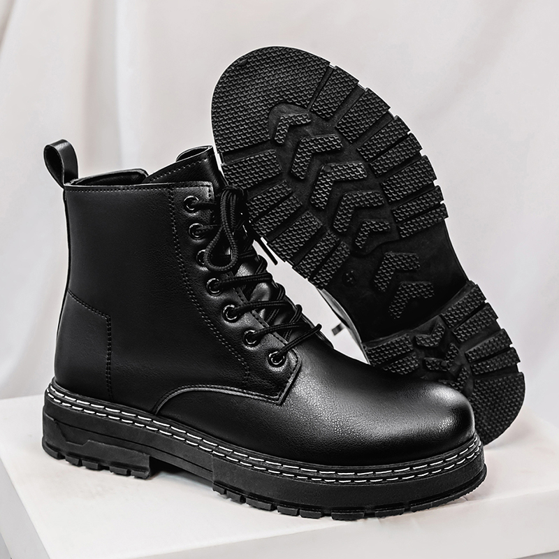 Botas masculinas de couro enve - Guipure Lace Panel avaliação e preço