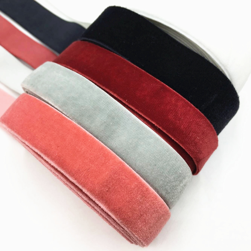 Faixa elástica de veludo de 15 - Velvet Ribbon Roll avaliação e preço