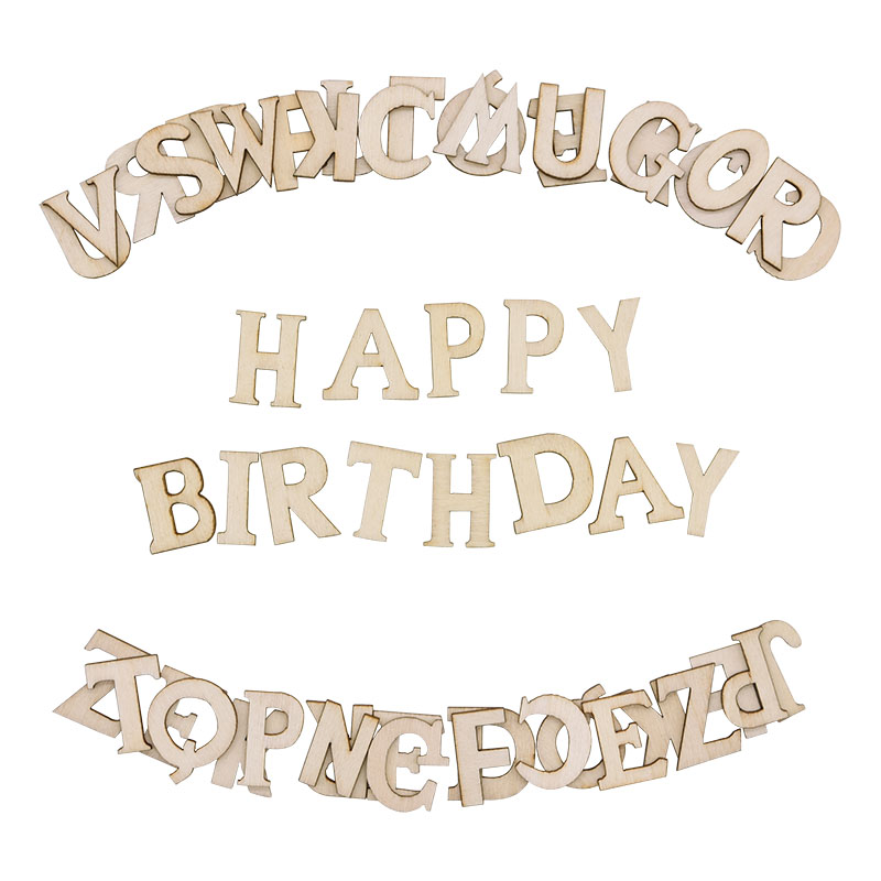 Alfabeto De Madeira E Letras N - Embellishments For Scrapbooking avaliação e preço