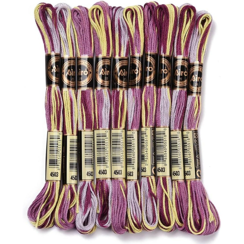 6 fios roxo variegado bordado  - Embroidery Embellishments avaliação e preço