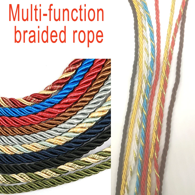 3mm 10m cabo torcido corda gua - Cord Trim Twisted avaliação e preço