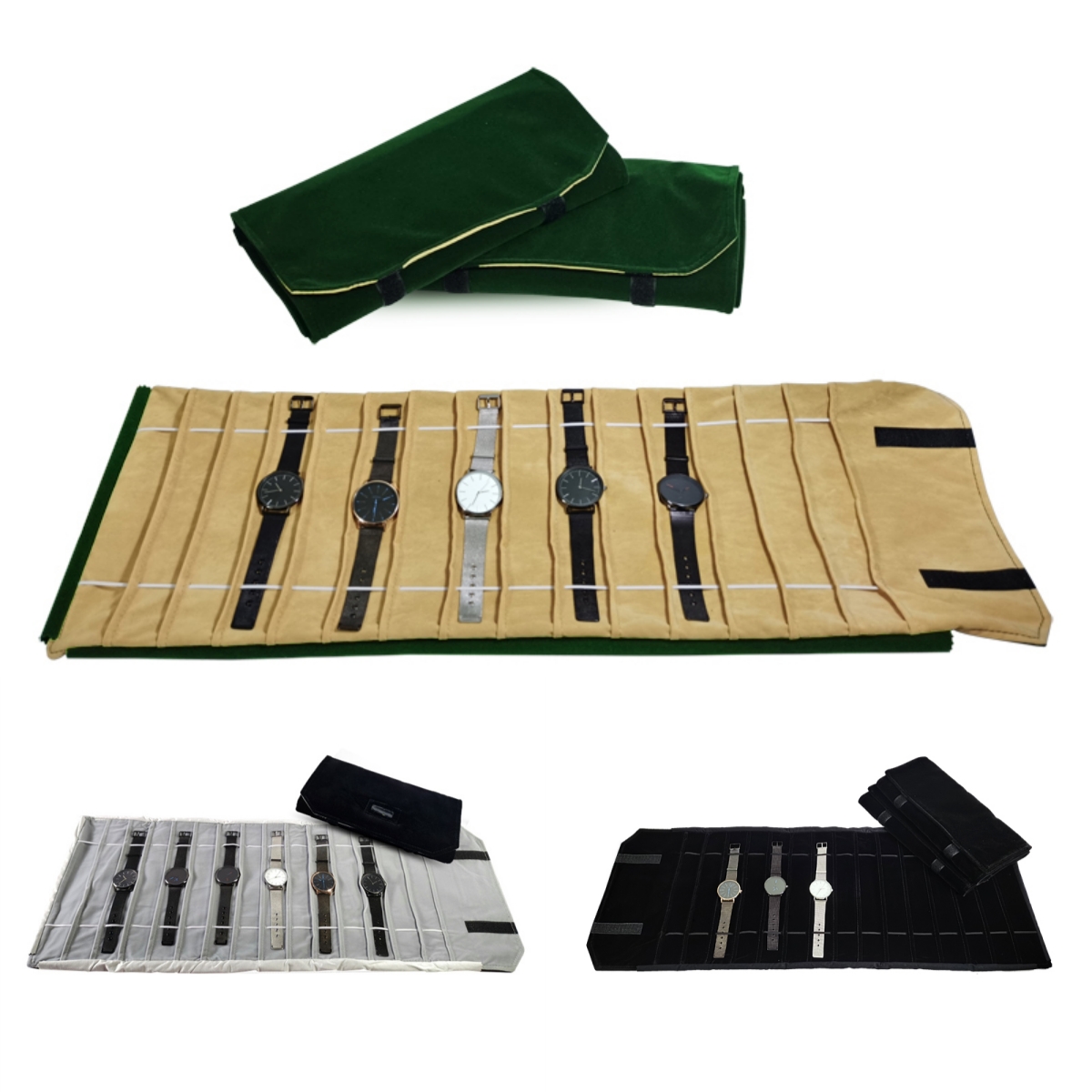 Bolsa de rolo de relógio de ve - Velvet Ribbon Roll avaliação e preço
