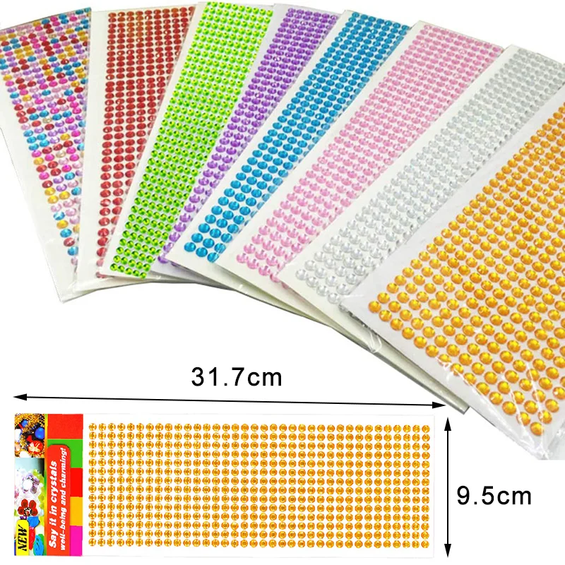 900/504 pçs bling acrílico str - Embellishment Glue Craft avaliação e preço