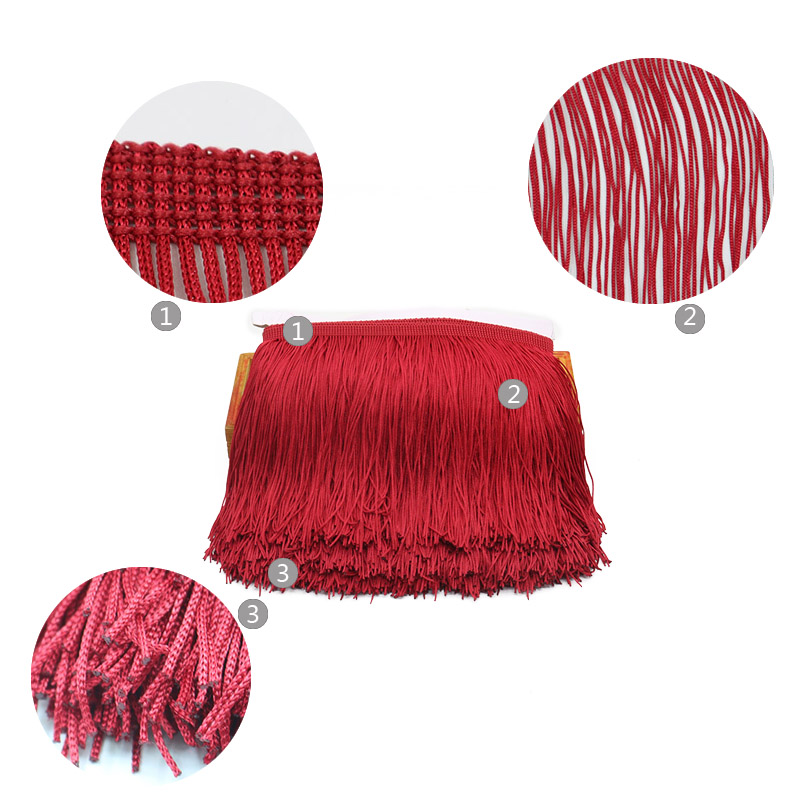 9/15/20/30cm longo borla franj - Fringe Ribbon Sewing avaliação e preço