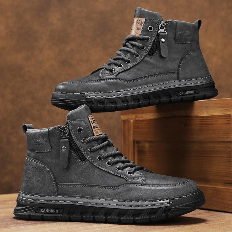 Botas masculinas de couro de c - Guipure Lace Panel avaliação e preço