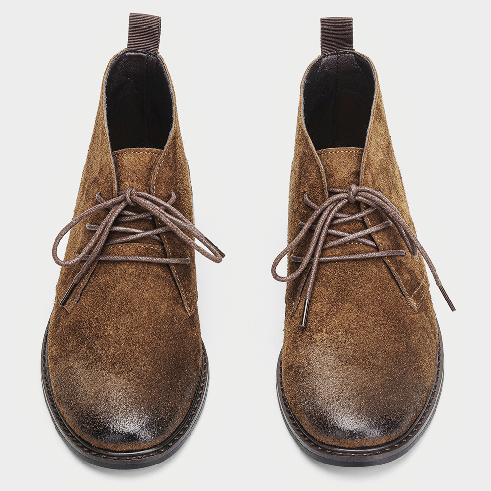 Botas de Couro Retrô Confortáv - Guipure Lace Panel avaliação e preço