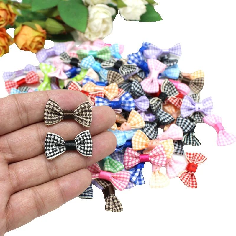 30PCS/lote Laços de Cetim Pequ - Embellishments For Scrapbooking avaliação e preço