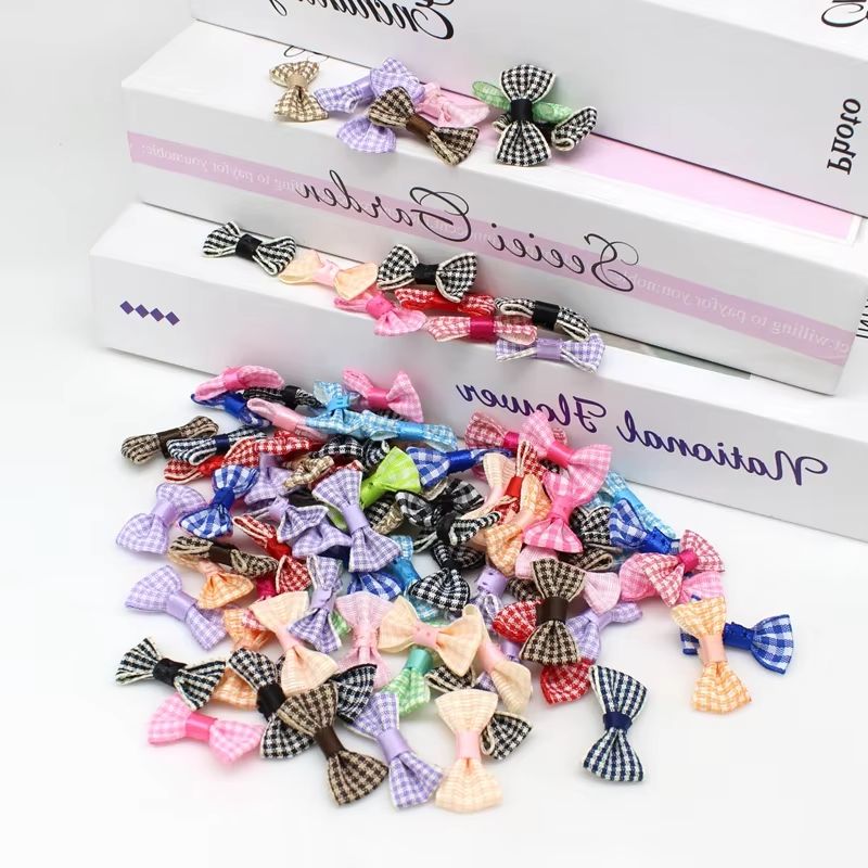 30PCS/lote Laços de Cetim Pequ - Embellishments For Scrapbooking avaliação e preço