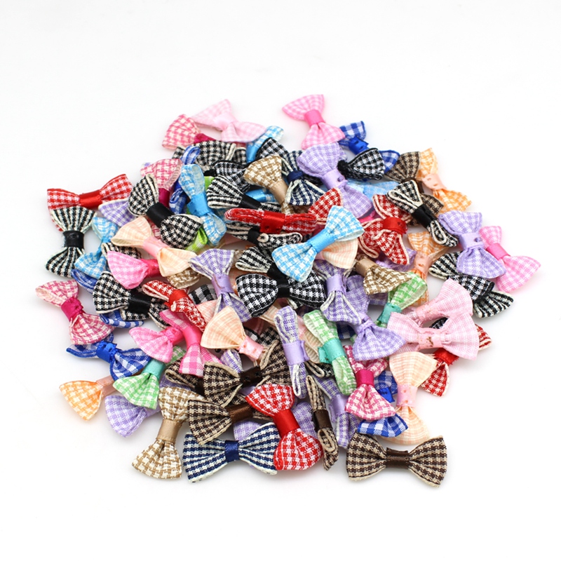 30PCS/lote Laços de Cetim Pequ - Embellishments For Scrapbooking avaliação e preço