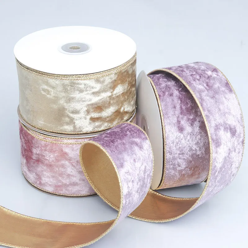 Fita metálica de veludo revers - Velvet Ribbon Roll avaliação e preço