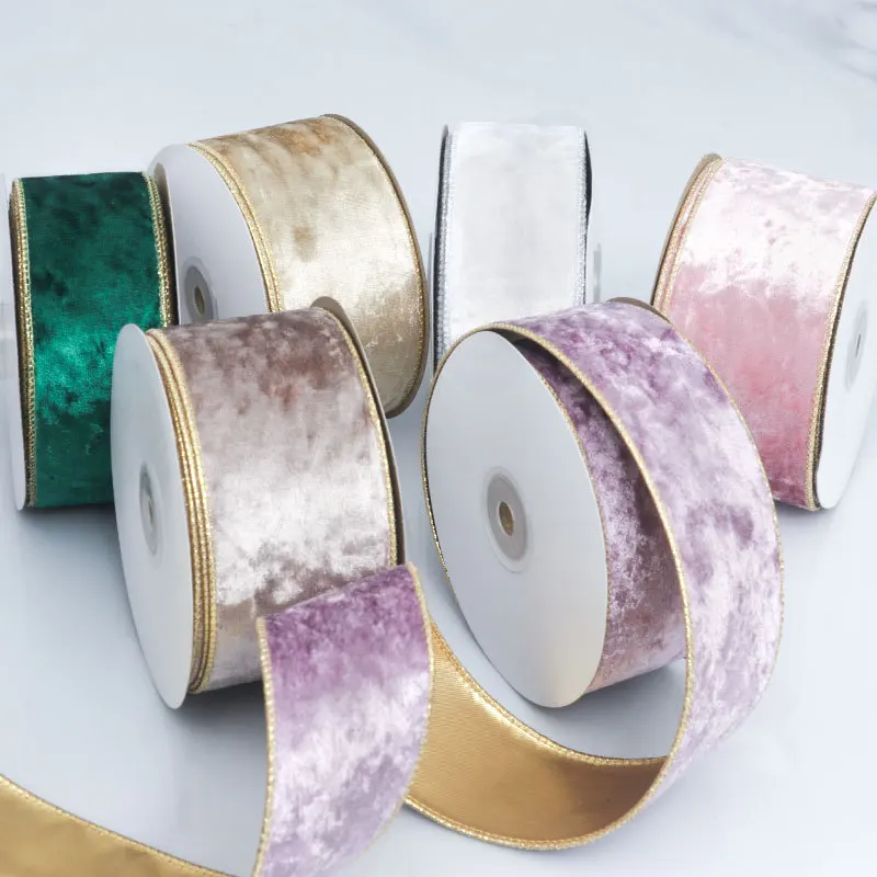 Fita metálica de veludo revers - Velvet Ribbon Roll avaliação e preço