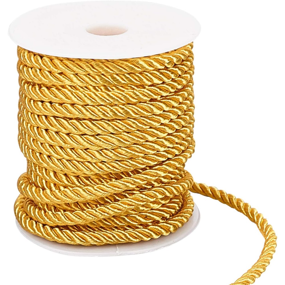 Cabo dourado de 59 pés, 5mm, c - Cord Trim Twisted avaliação e preço