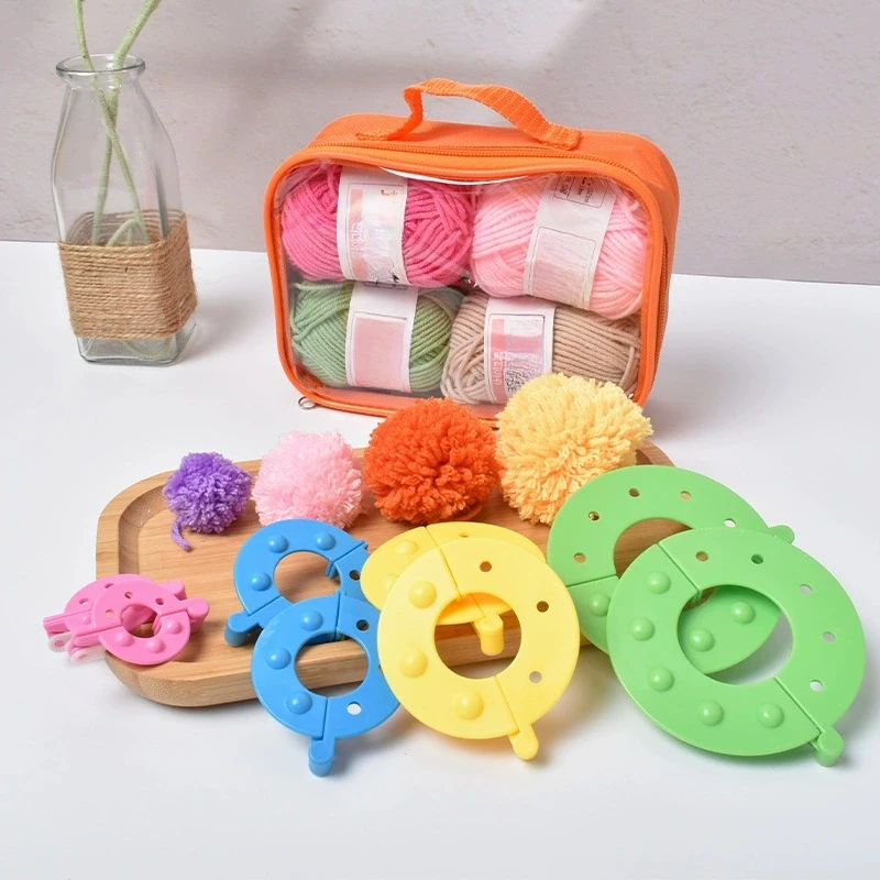 8 pçs 4 tamanhos bola de fluff - Pom Pom Maker Tool avaliação e preço