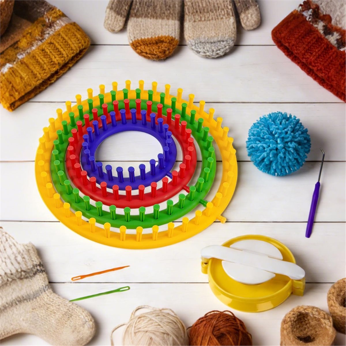 Kit de Tricô Leve com Ferramen - Pom Pom Maker Tool avaliação e preço
