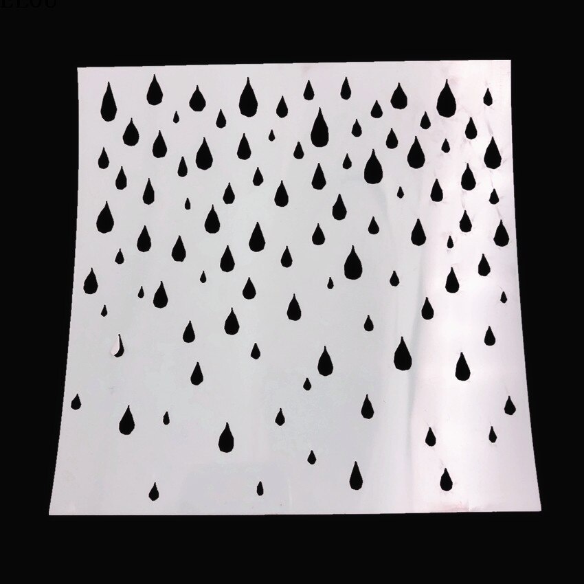 15*15 gotas de chuva scrapbook - Embellishments For Scrapbooking avaliação e preço