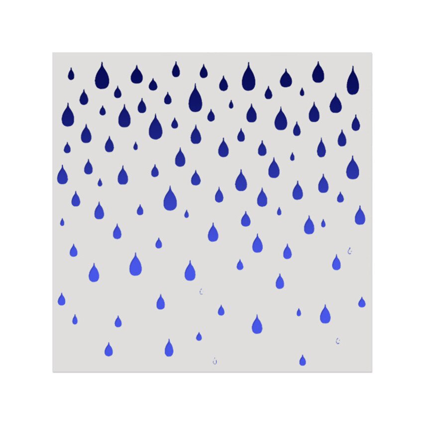 15*15 gotas de chuva scrapbook - Embellishments For Scrapbooking avaliação e preço