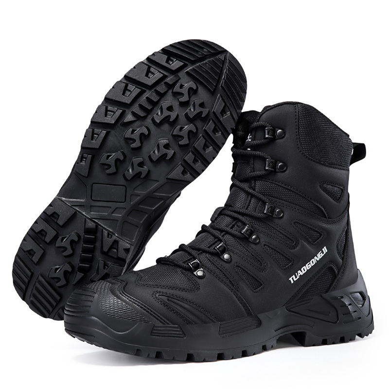 Botas táticas de caminhada ao  - Guipure Lace Panel avaliação e preço