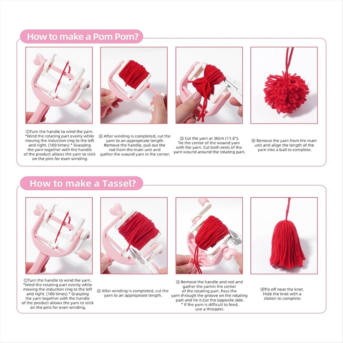Conjunto de Ferramentas KSOL p - Pom Pom Maker Tool avaliação e preço