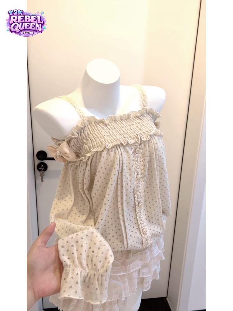 Conjunto de Saia Mini Feminino - Elastic Lace Trim avaliação e preço